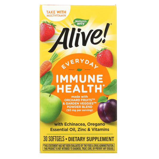 Nature's Way-Alive! Immune Health-30 Softgels