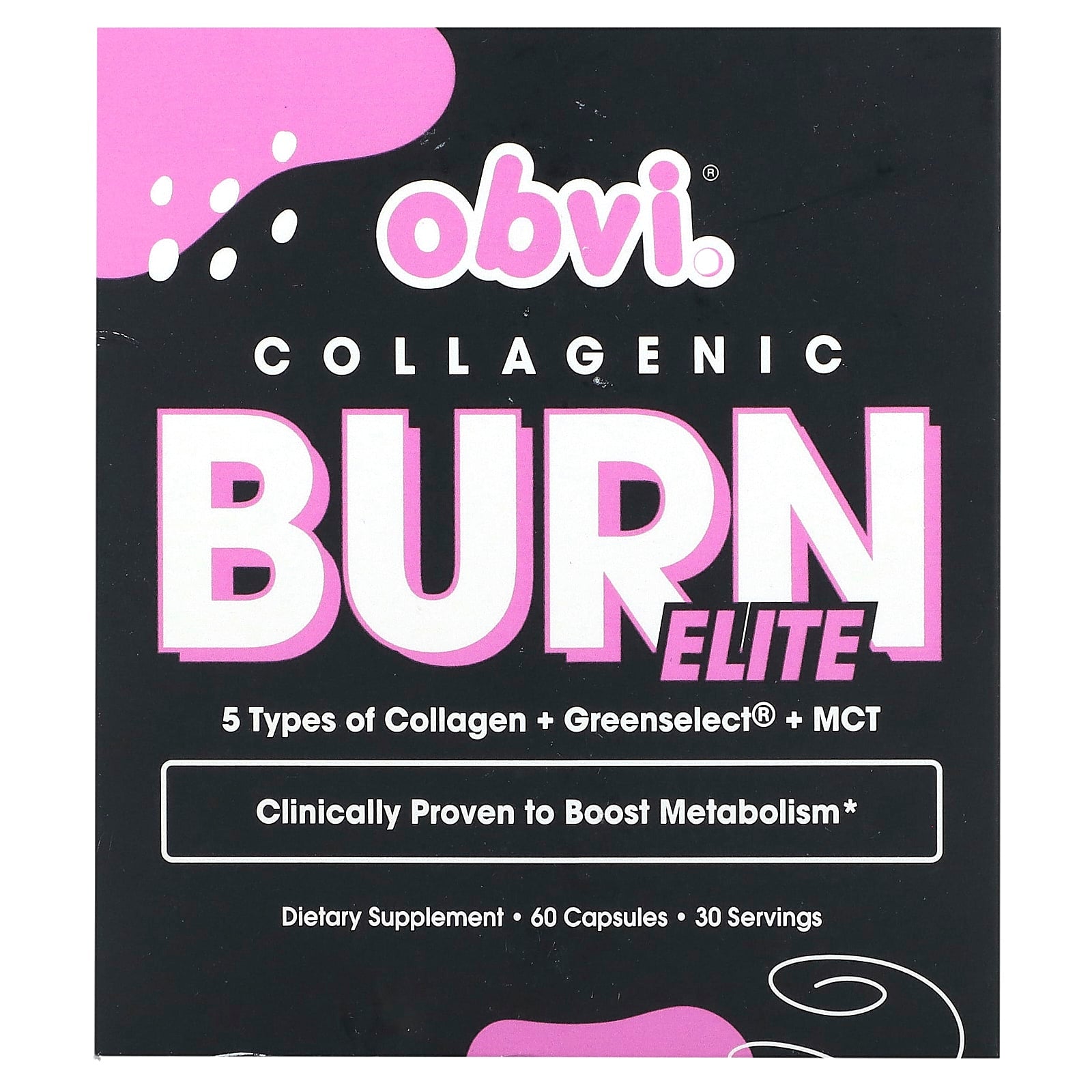 Obvi-Collagenic Burn Elite -60 Capsules