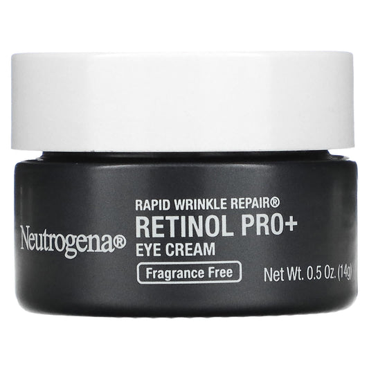 Neutrogena-Rapid Wrinkle Repair-Retinol Pro+ Eye Cream-Fragrance Free-0.5 oz (14 g)