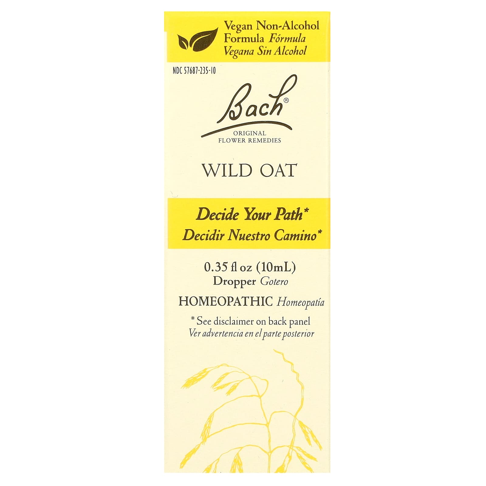 Bach-Original Flower Remedies-Oat-0.35 fl oz (10 ml)