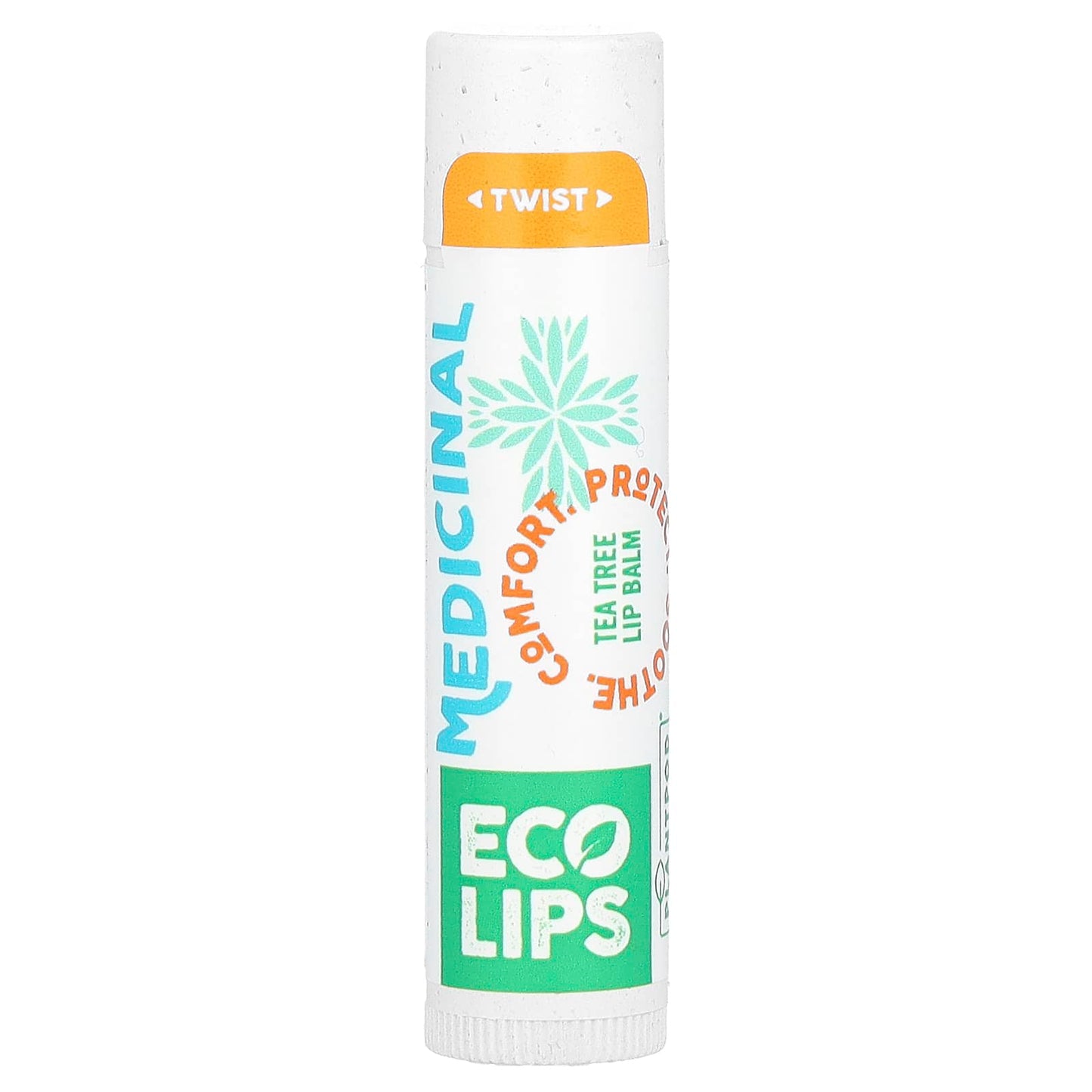 Eco Lips-Medicinal Lip Balm-Tea Tree-0.15 oz (4.25 g)