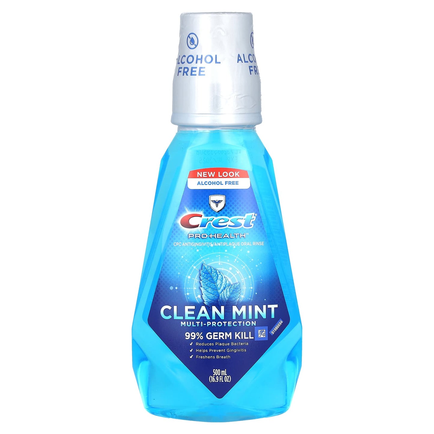 Crest-Pro Health-Multi-Protection Mouthwash-Alcohol Free-Clean Mint-16.9 fl oz (500 ml)