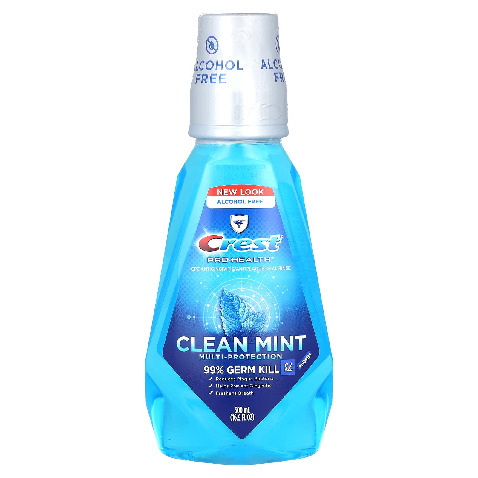 Crest-Pro Health-Multi-Protection Mouthwash-Alcohol Free-Clean Mint-16.9 fl oz (500 ml)