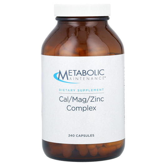 Metabolic Maintenance-Cal/Mag/Zinc Complex-240 Capsules