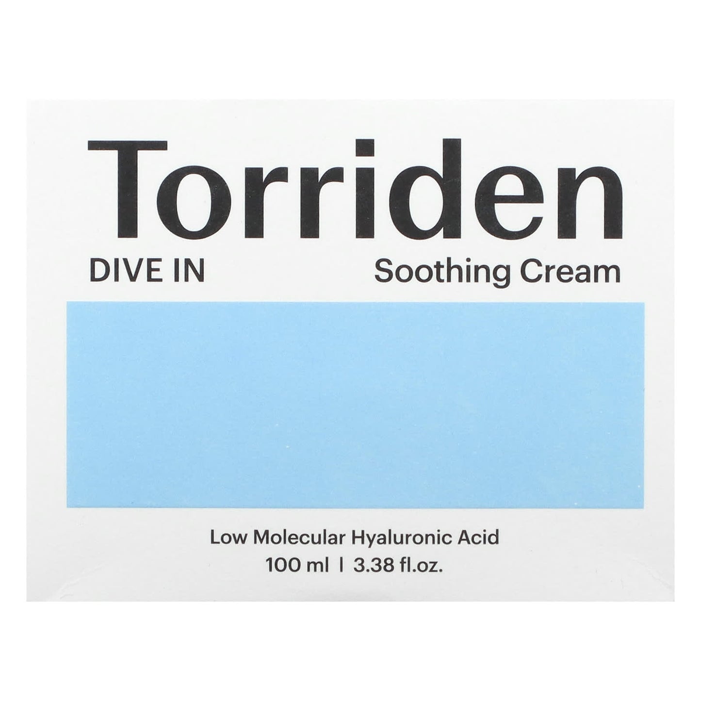 Torriden, Dive In Soothing Cream, 3.38 fl oz (100 ml)