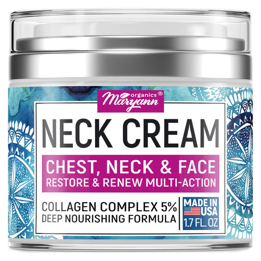 Maryann Organics-Neck Cream-Chest-Neck & Face-Restore & Renew Multi-Action-1.7 fl oz