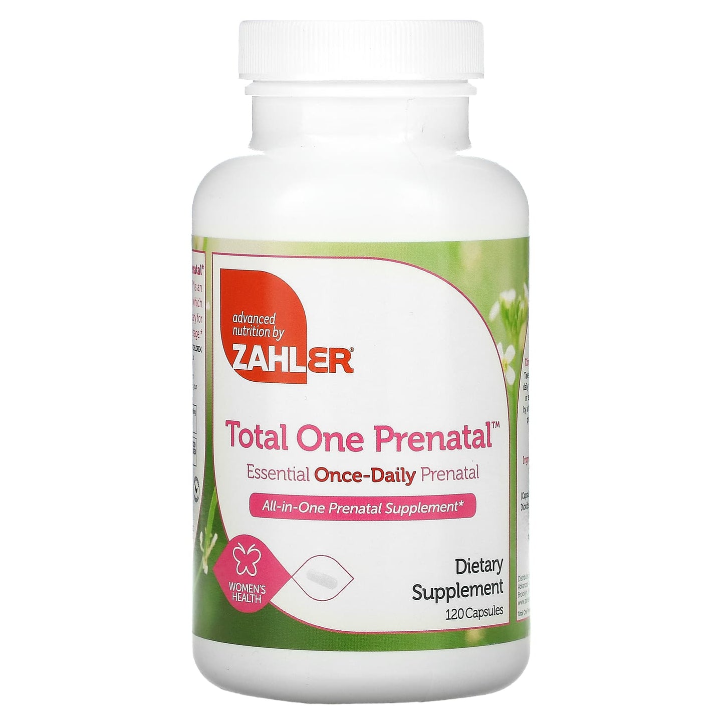 Zahler-Total One Prenatal-Essential Once-Daily Prenatal-120 Capsules