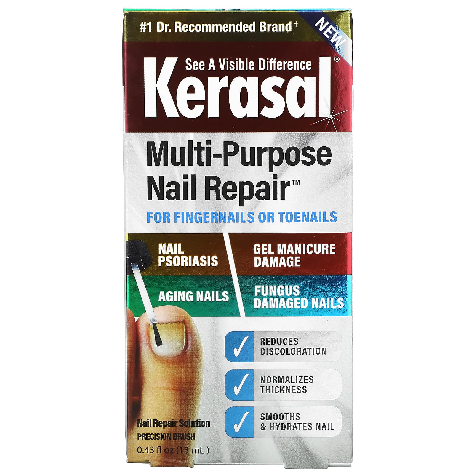 Kerasal-Multi-Purpose Nail Repair-0.43 fl oz (13 ml)