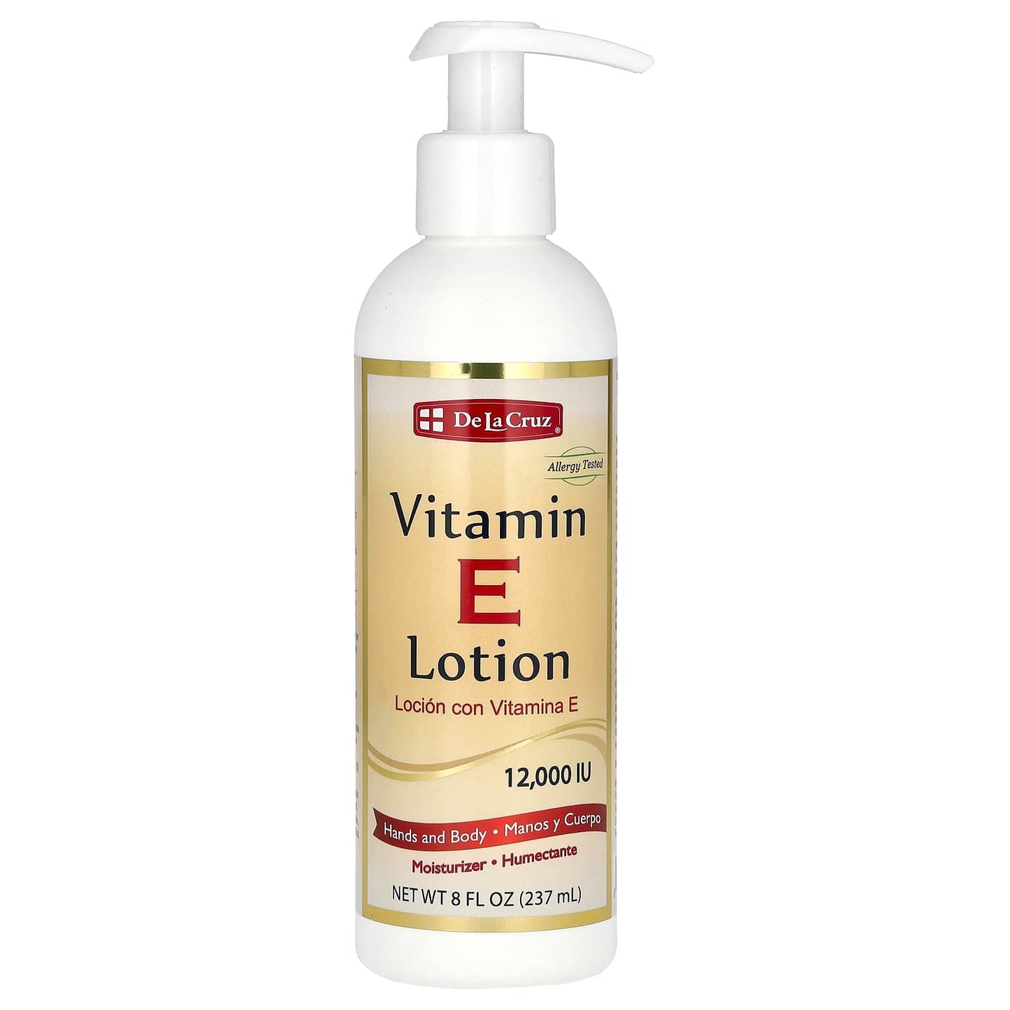 De La Cruz-Vitamin E Lotion-12,000 IU-8 fl oz (237 ml)