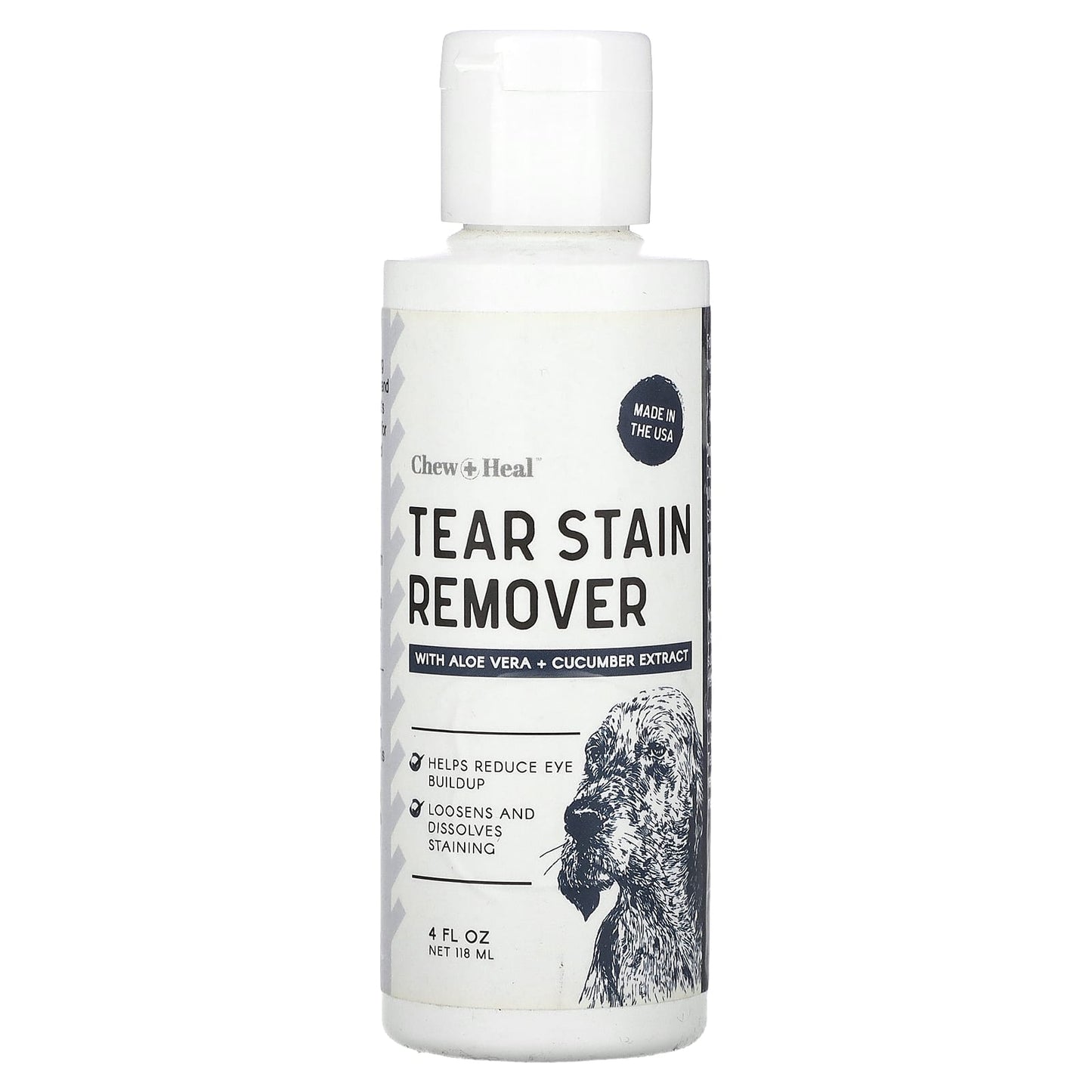 Chew + Heal-Tear Stain Remover-4 fl oz (118 ml)