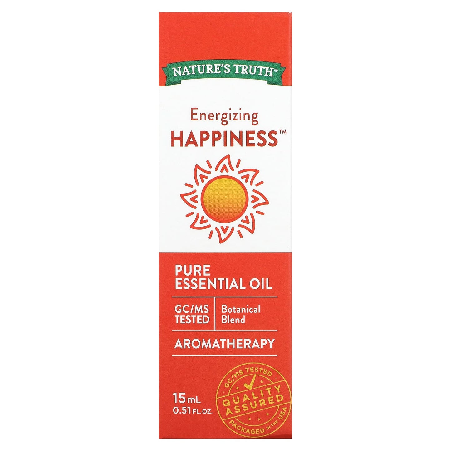 Nature's Truth, Pure Essential Oil, Energizing Happiness, 0.51 fl oz (15 ml)