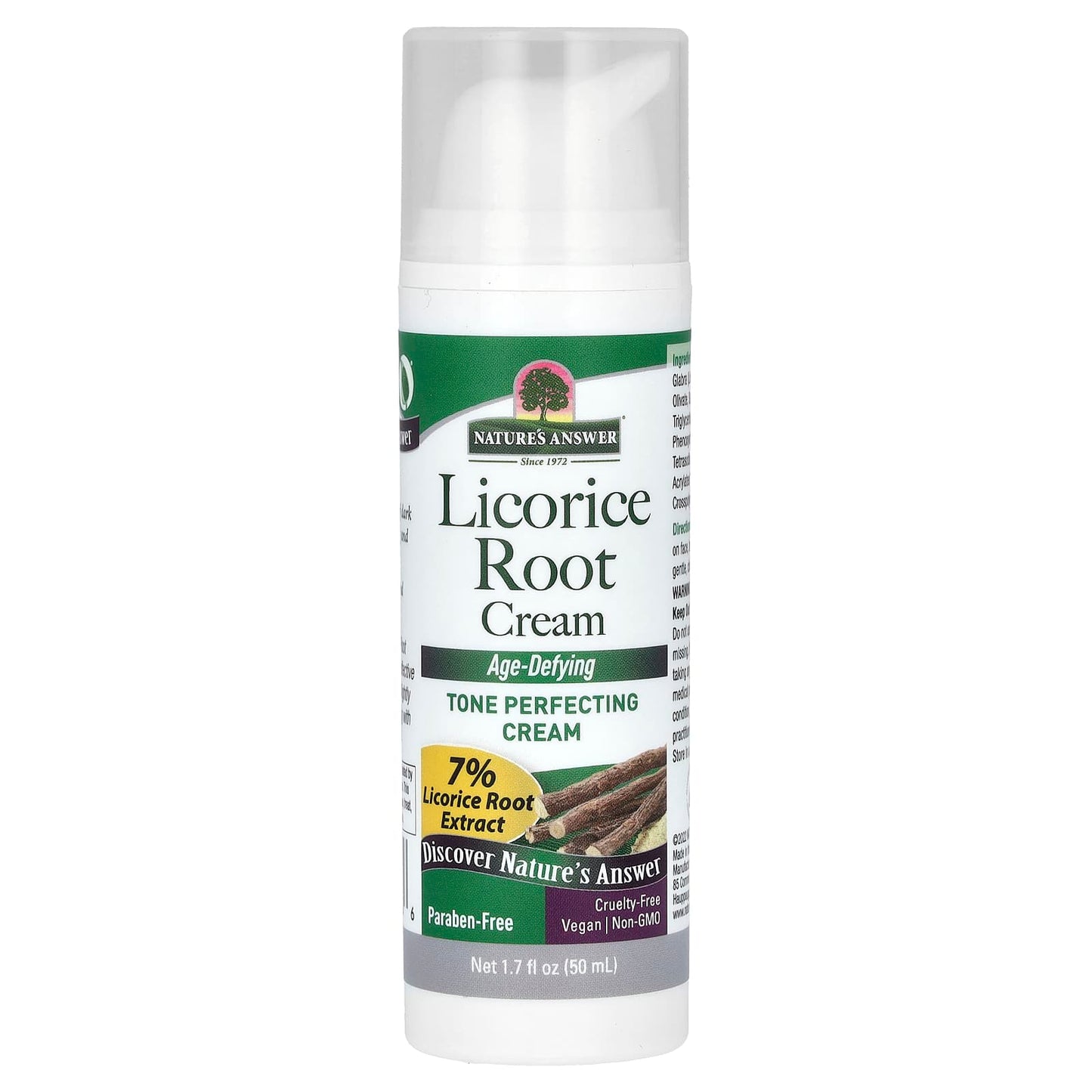 Nature's Answer-Licorice Root Cream-1.7 fl oz (50 ml)