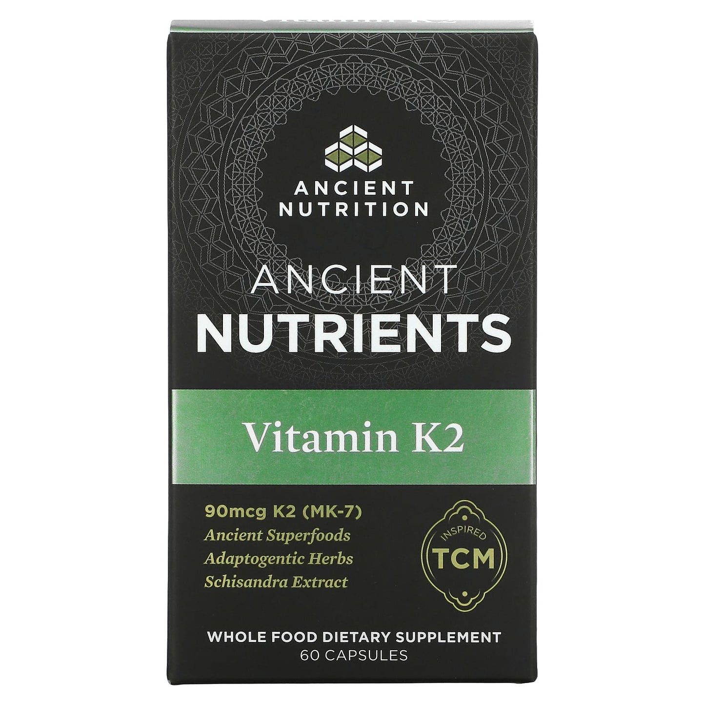 Ancient Nutrition-Ancient Nutrients-Vitamin K2-60 Capsules