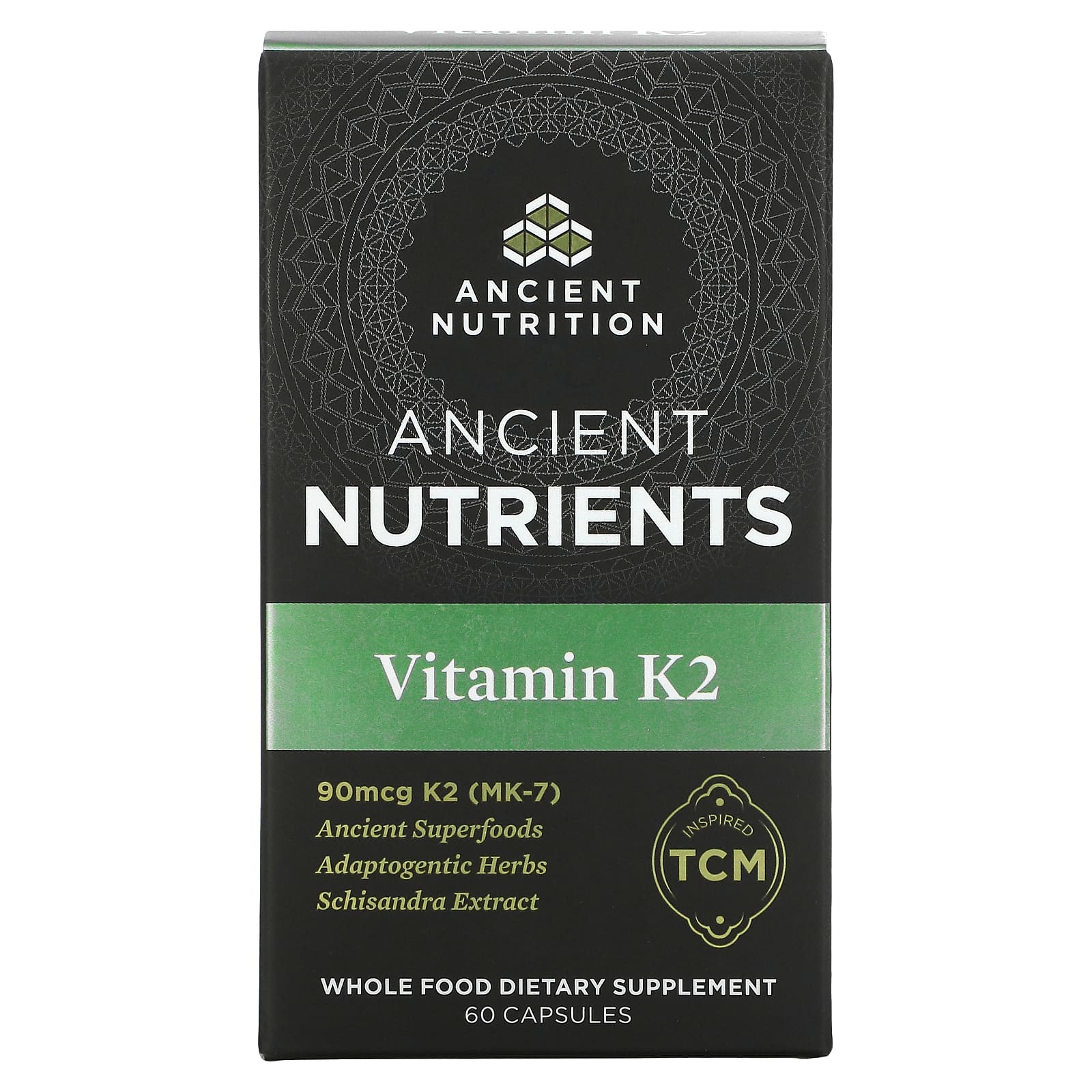 Ancient Nutrition-Ancient Nutrients-Vitamin K2-60 Capsules