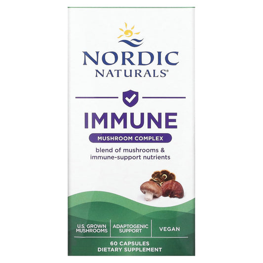 Nordic Naturals-Immune-Mushroom Complex-60 Capsules