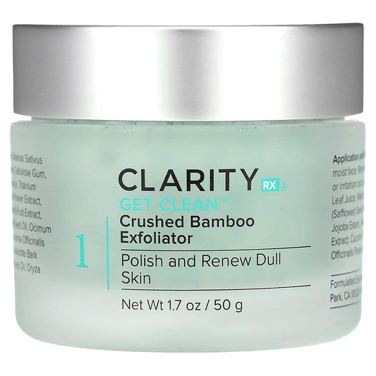 ClarityRx-Get Clean-Crushed Bamboo Exfoliator -1.7 oz (50 g)