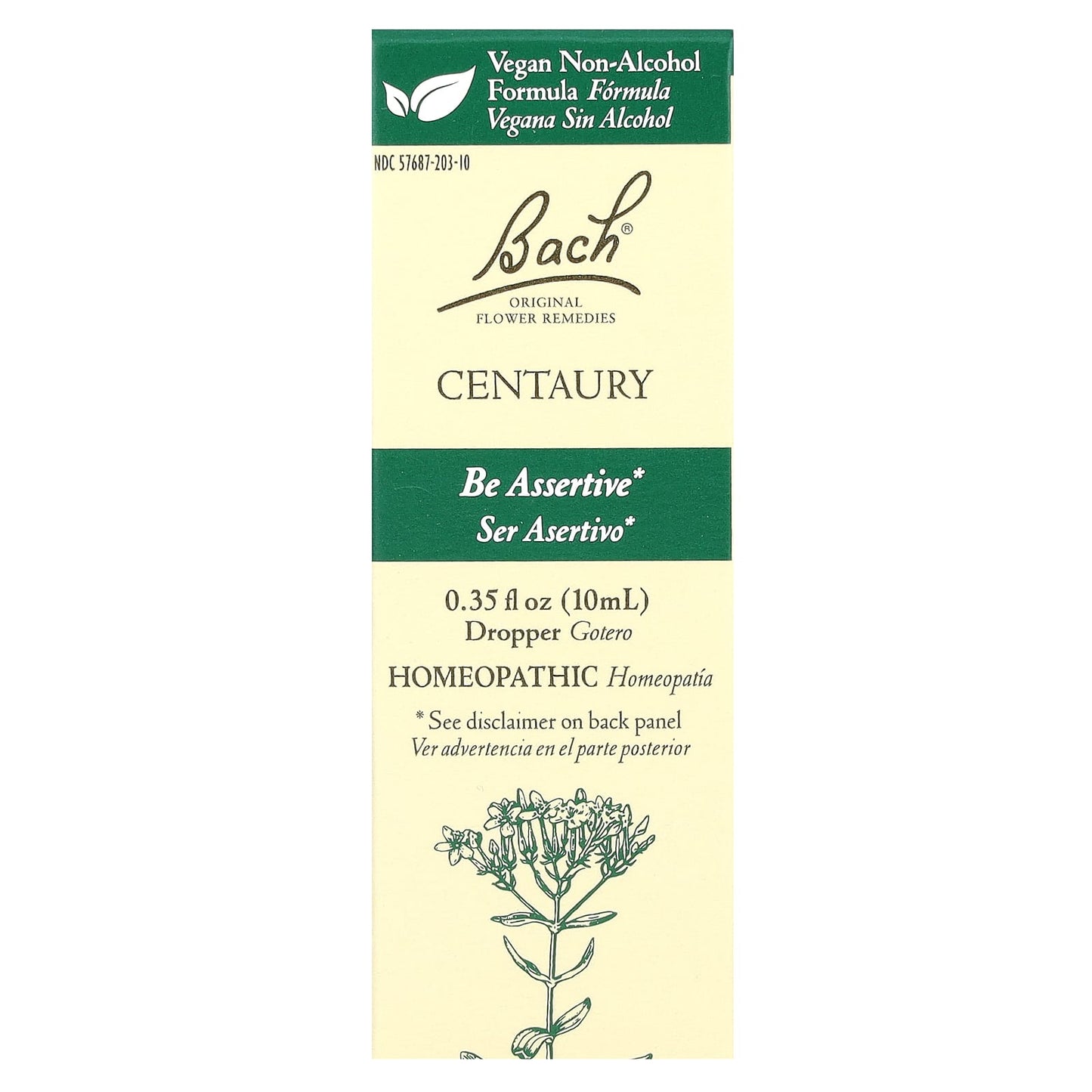 Bach-Original Flower Remedies-Centaury -0.35 fl oz (10 ml)