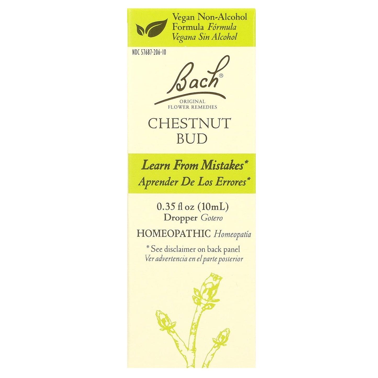 Bach-Original Flower Remedies-Chestnut Bud-0.35 fl oz (10 ml)