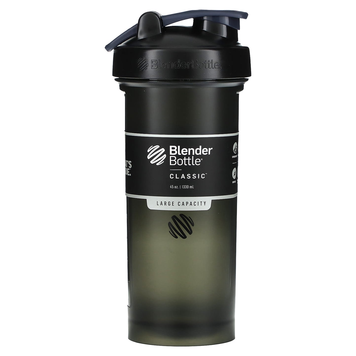 Blender Bottle-Classic-Black-45 oz (1,330 ml)