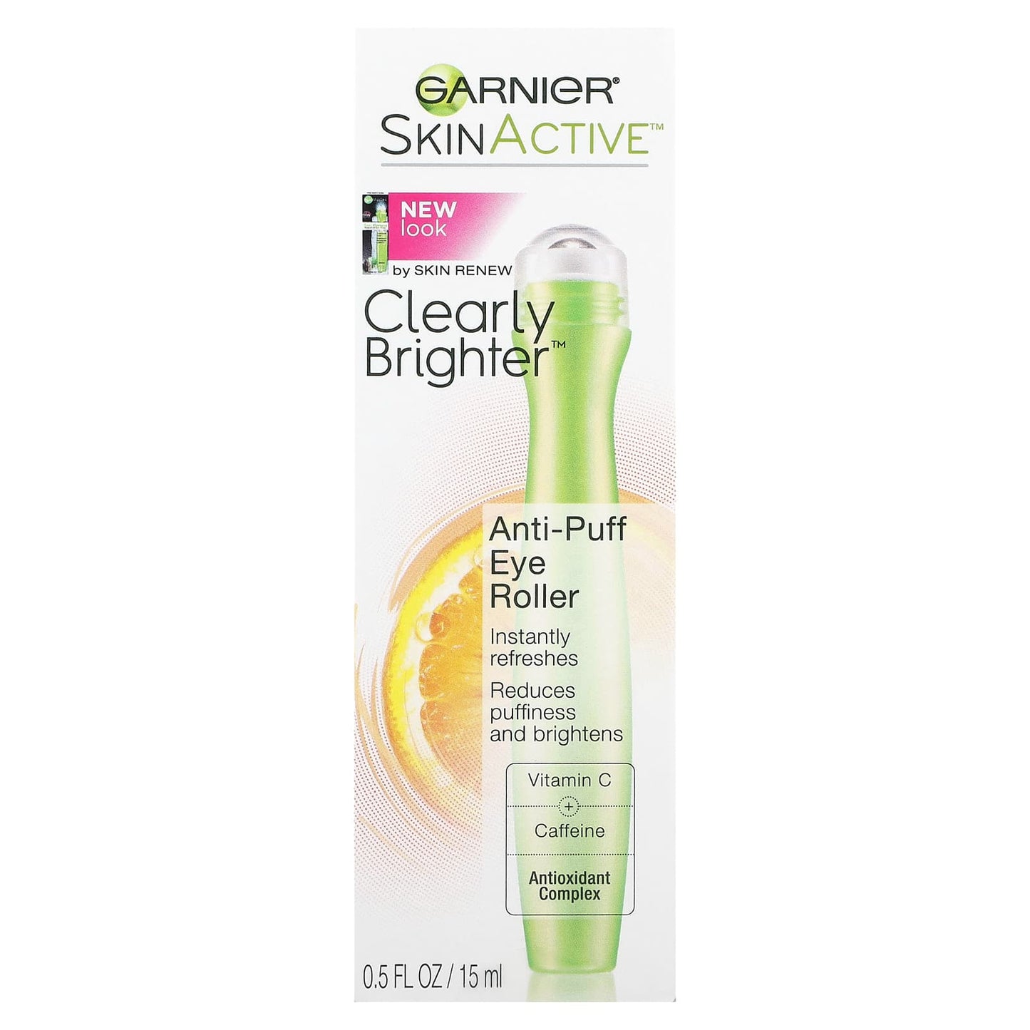 Garnier, SkinActive, Anti-Puff Eye Roller, 0.5 fl oz (15 ml)