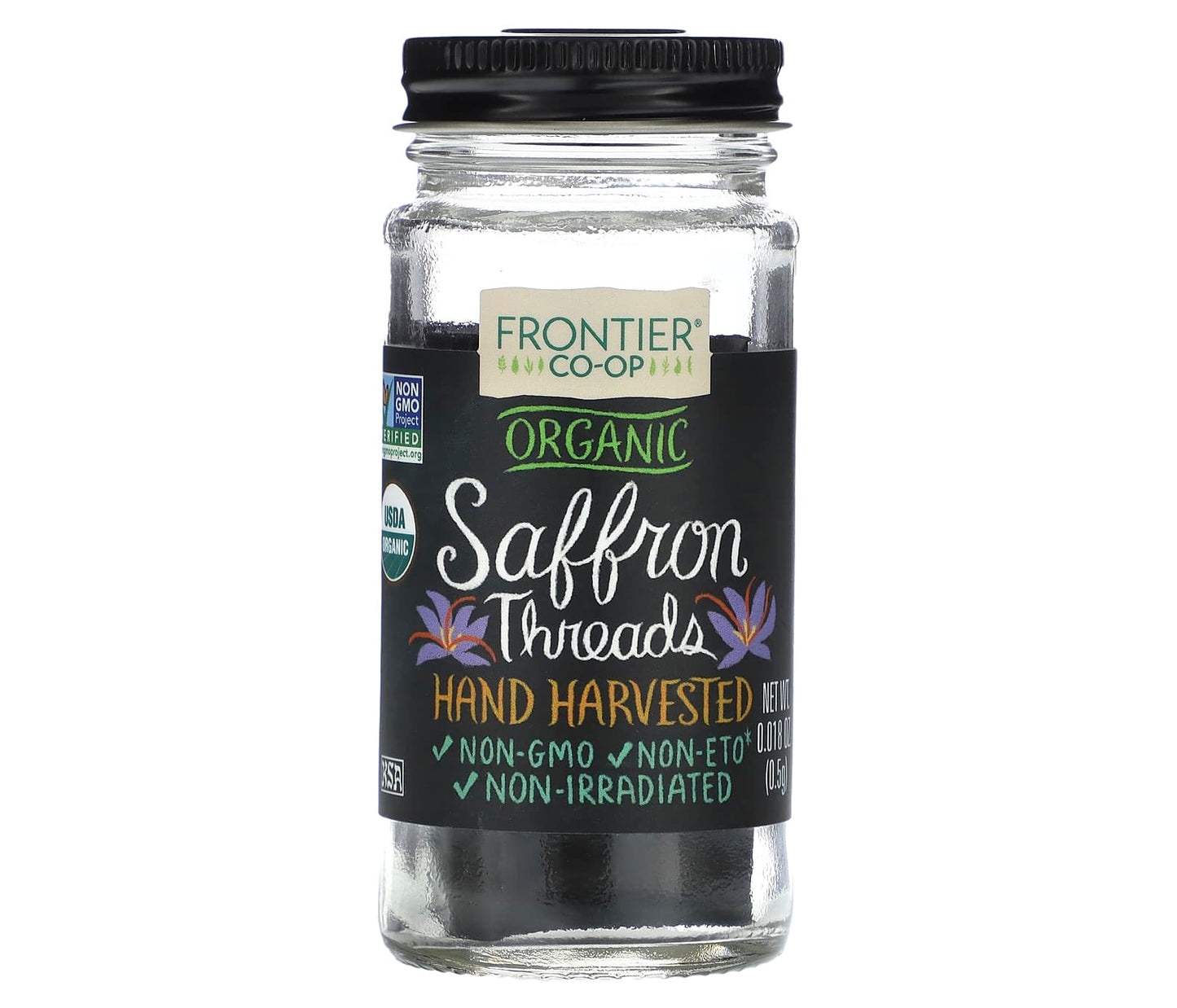 Frontier Co-op-Organic Saffron Threads-0.018 oz (0.5 g)