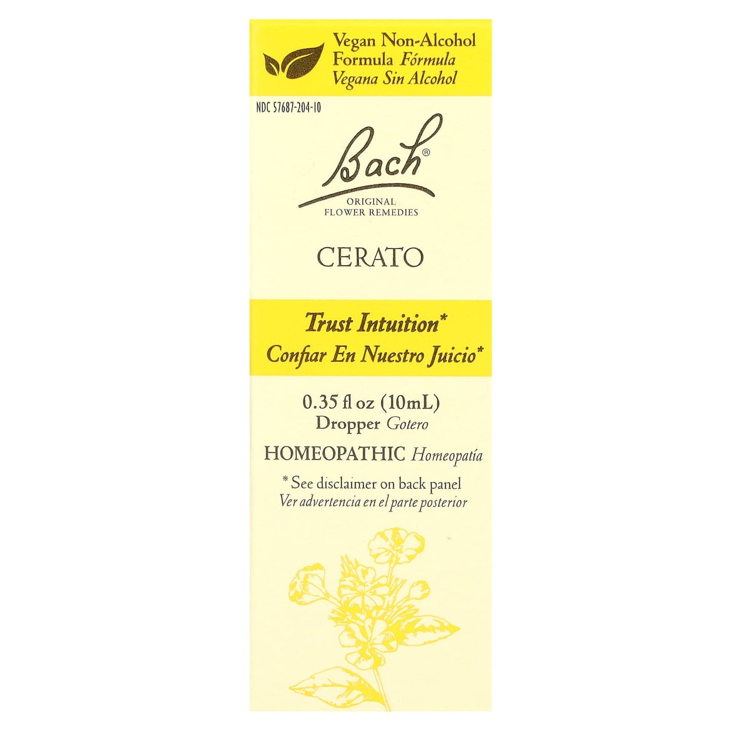 Bach-Original Flower Remedies-Cerato-0.35 fl oz (10 ml)