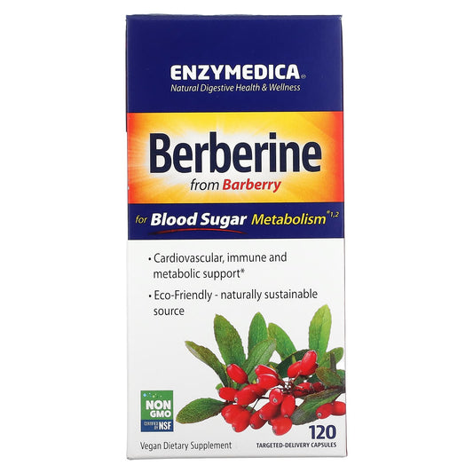 Enzymedica-Berberine-120 Targeted-Delivery Capsules