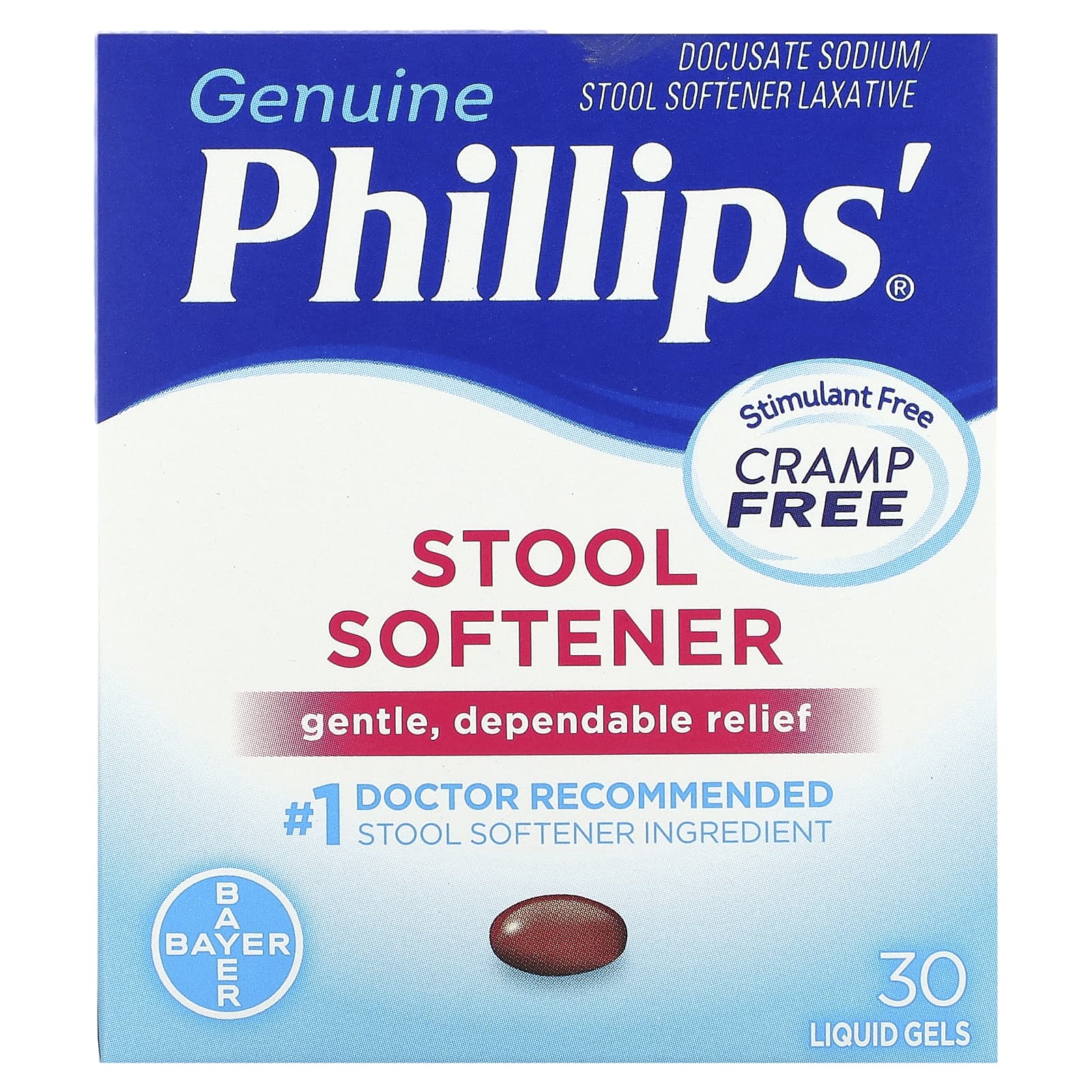 Phillip's-Stool Softener-30 Liquid Gels