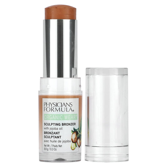 Physicians Formula-Organic Wear-Sculpting Bronzer with Jojoba Oil-Toffee Caramel-0.3 oz (8.8 g)