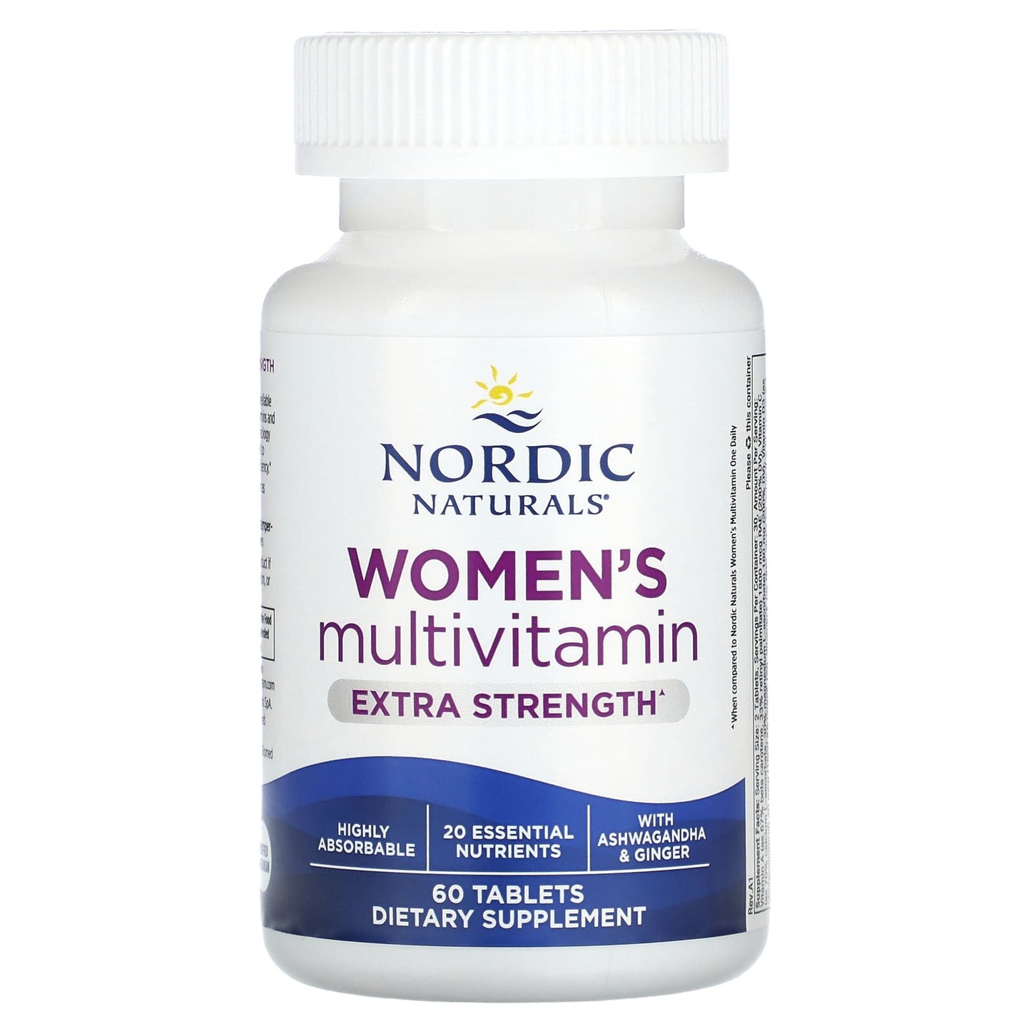 Nordic Naturals, Women's Multivitamin, Extra Strength, 60 Tablets