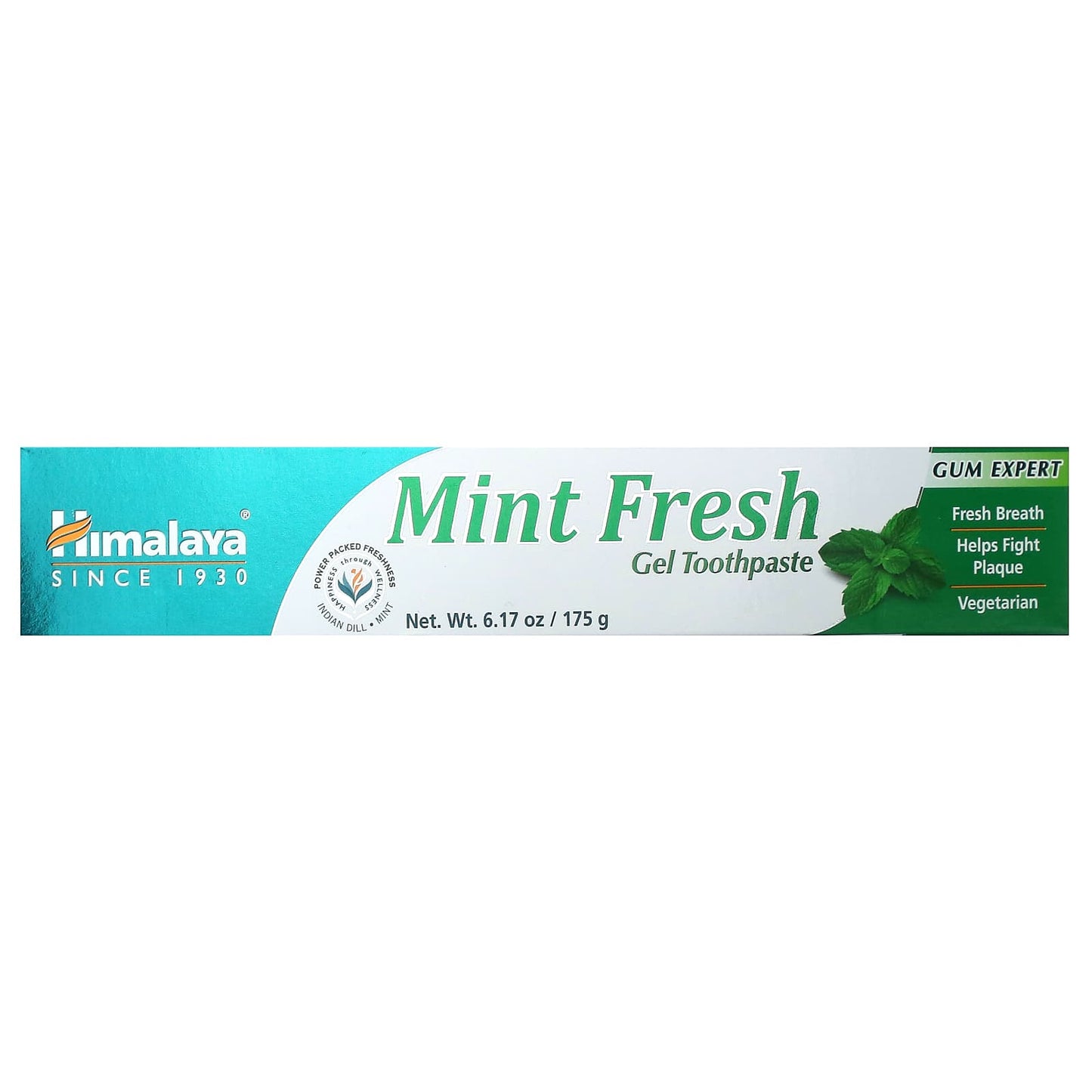 Himalaya, Mint Fresh Gel Toothpaste, Indian Dill - Mint, 6.17 oz (175 g)