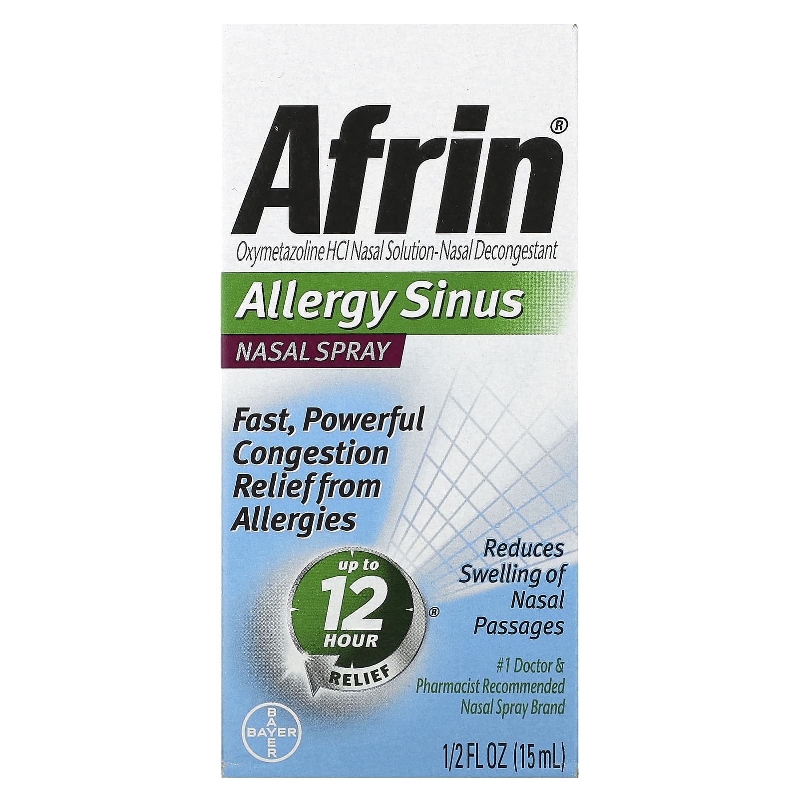 Afrin-Allergy Sinus Nasal Spray-1/2 fl oz (15 ml)