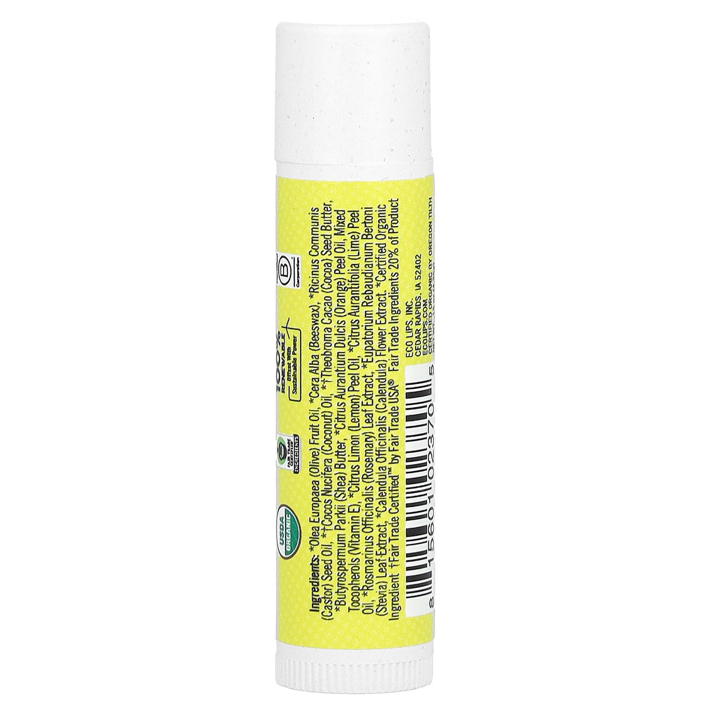 Eco Lips, Citrus Got Real, Lip Balm, Lemon, Lime and Orange, 0.15 oz (4.25 g)