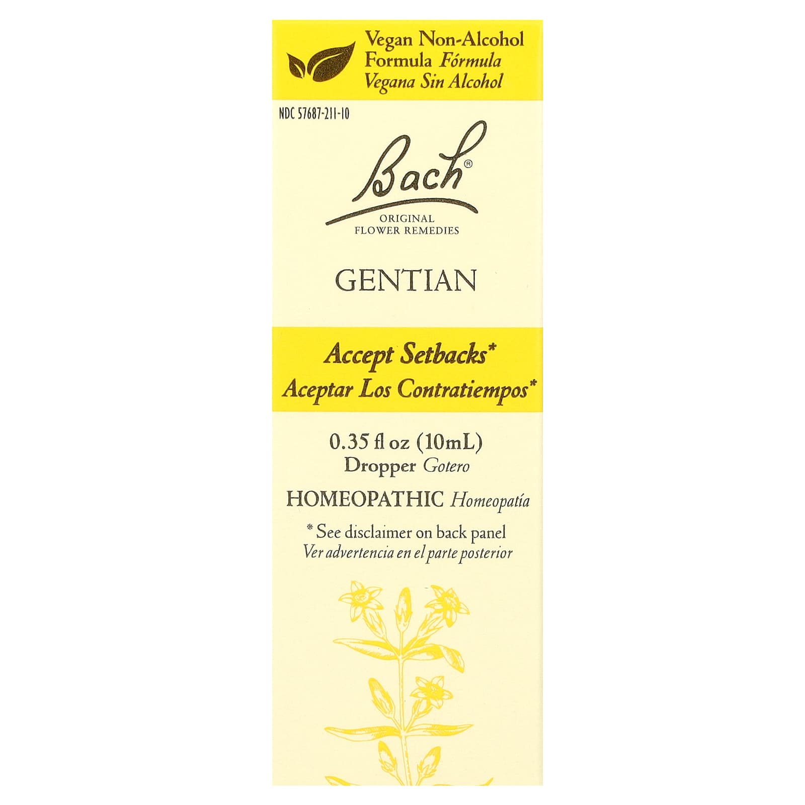 Bach-Original Flower Remedies-Gentian-0.35 fl oz (10 ml)