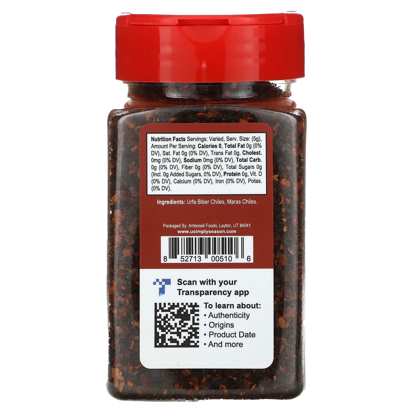 USimplySeason, Artisan Pepper Blend, Urfa Marash, 5 oz (141 g)