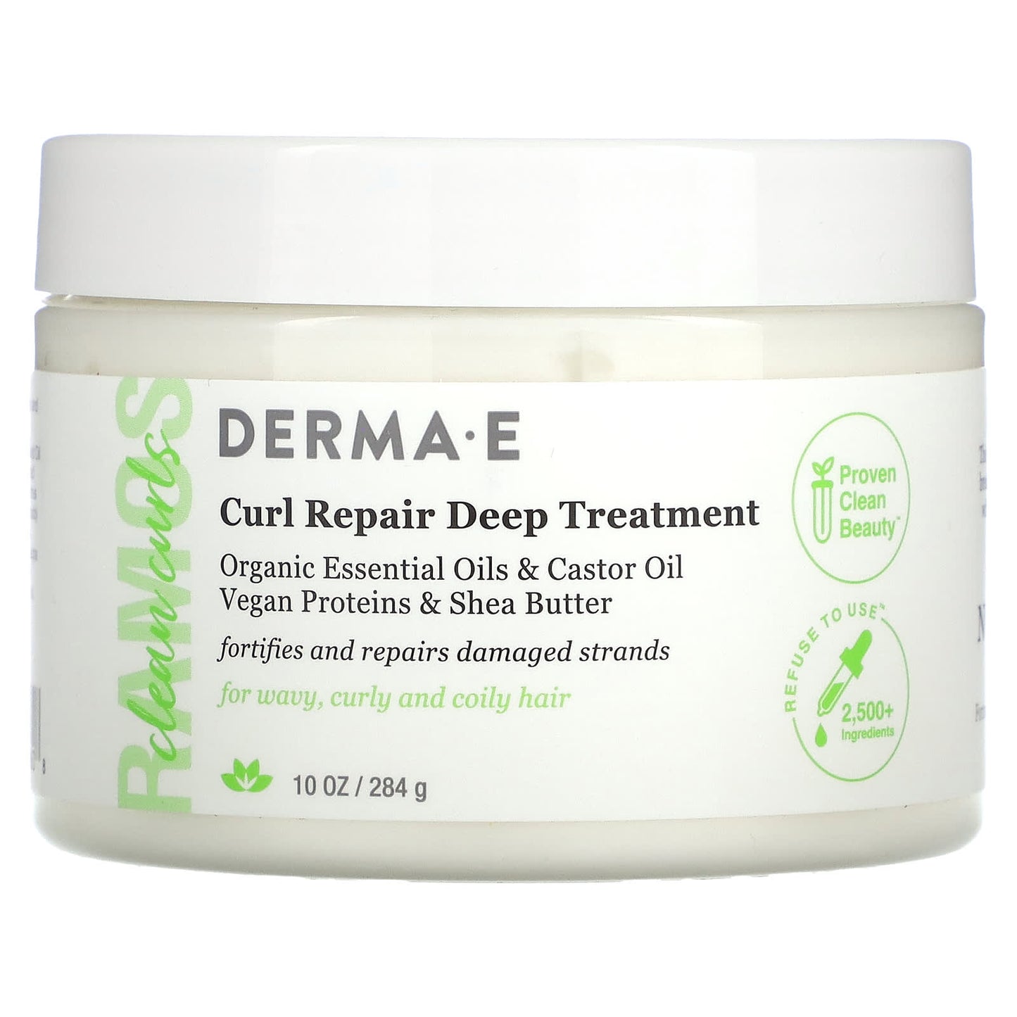 DERMA E-Ramos Clean Curls-Curl Repair Deep Treatment-10 oz (284 g)