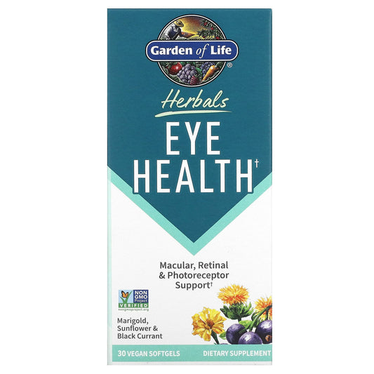 Garden of Life-Herbals-Eye Health-Berry-30 Vegan Softgels