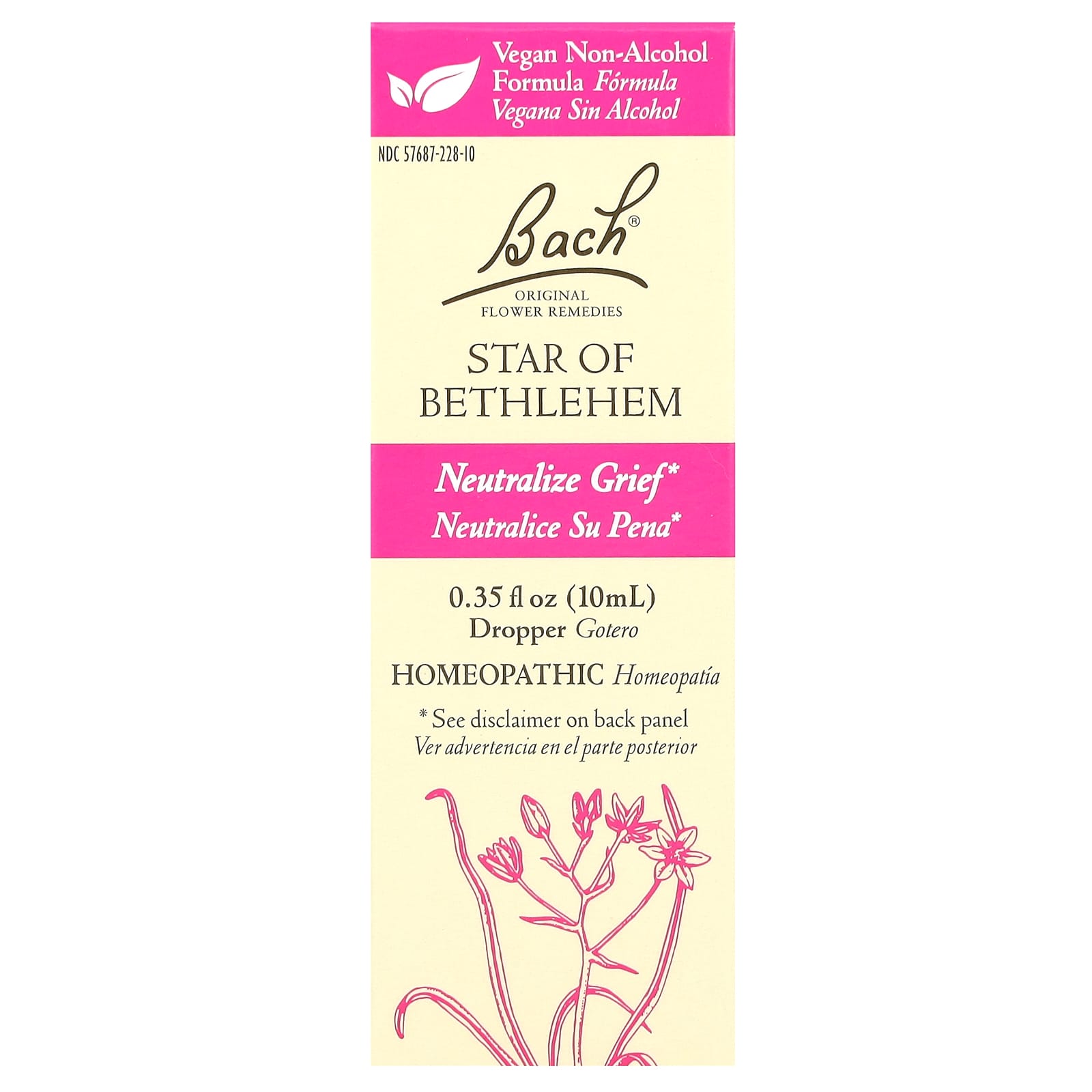 Bach-Original Flower Remedies-Star of Bethlehem-0.35 fl oz (10 ml)