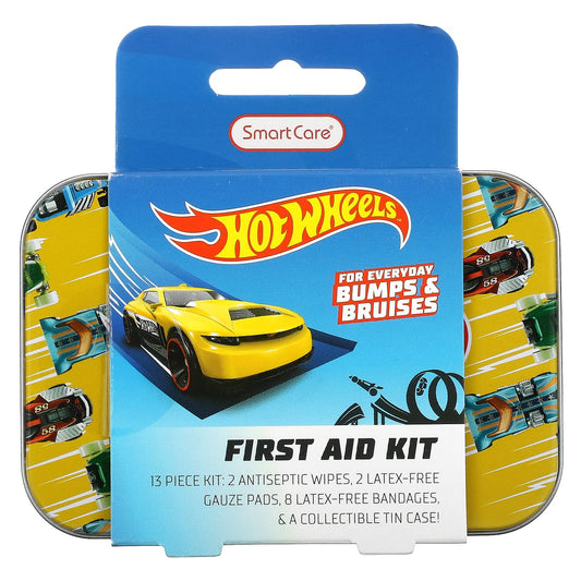 Smart Care-First Aid Kit-Hot Wheels-13 Piece Kit