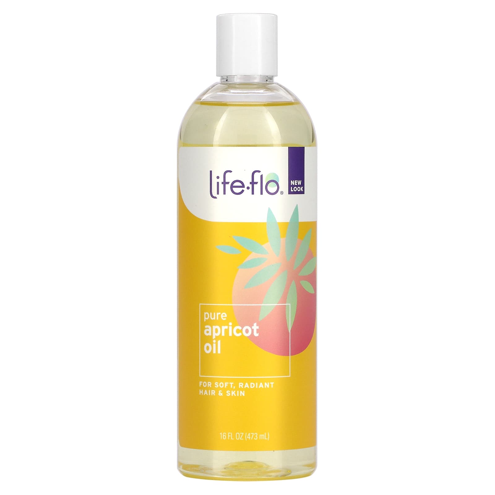 Life-flo-Pure Apricot Oil-16 fl oz (473 ml)