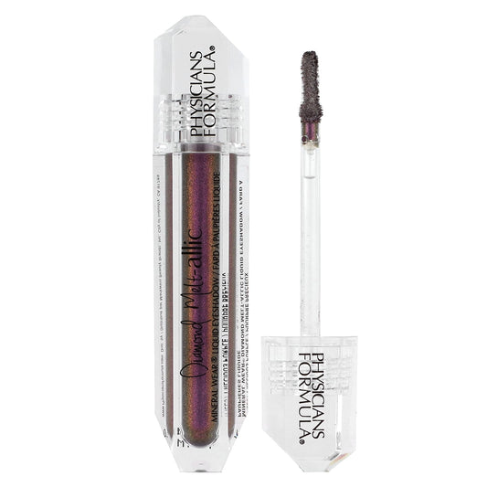 Physicians Formula-Mineral Wear-Diamond Melt-allic Liquid Eyeshadow-1712259 Precious Purple-0.09 fl oz (2.8 ml)