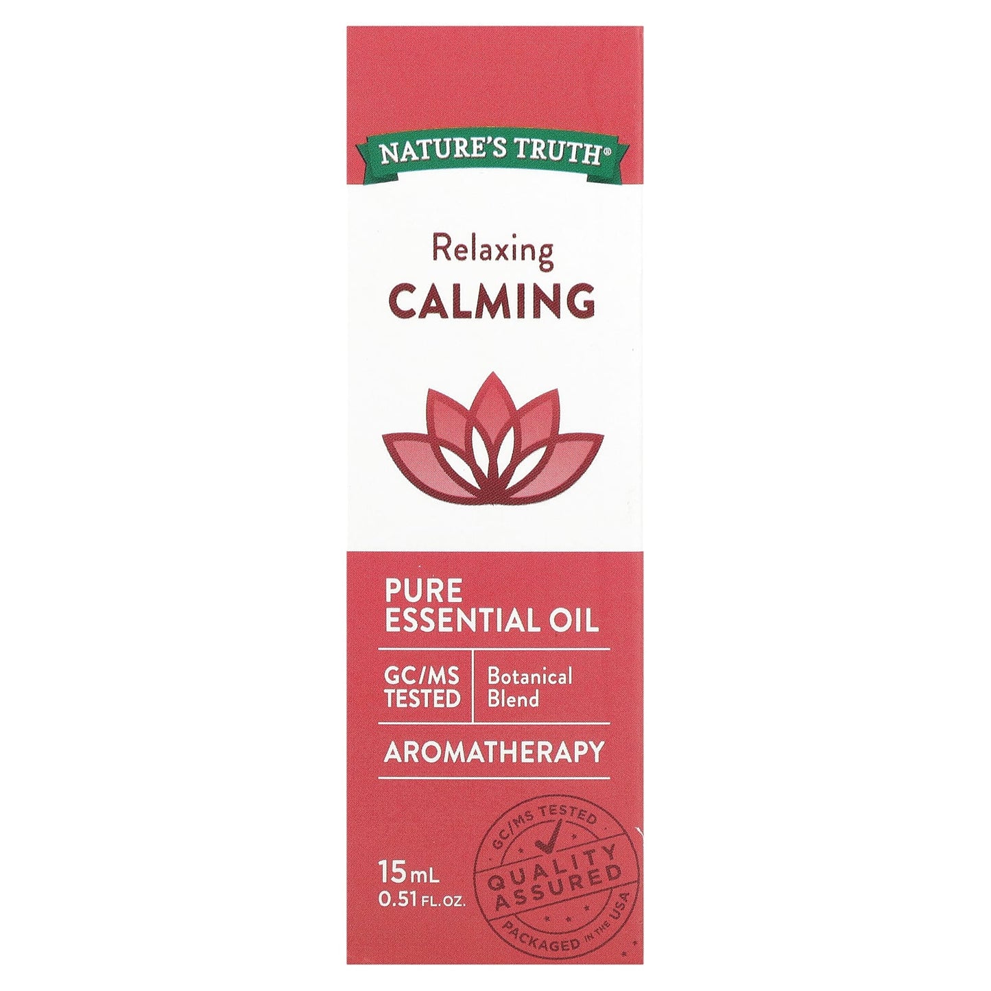 Nature's Truth, Pure Essential Oil, Relaxing Calming, 0.51 fl oz (15 ml)