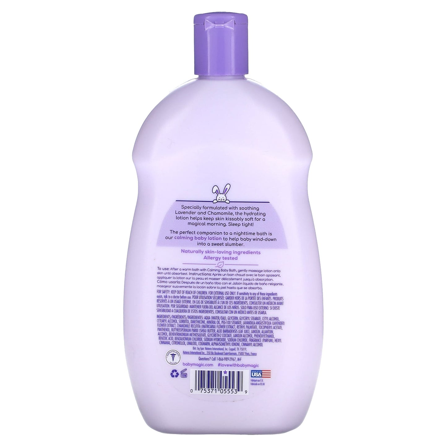 Baby Magic, Calming Baby Lotion, Lavender & Chamomile , 16.5 fl oz (488 ml)