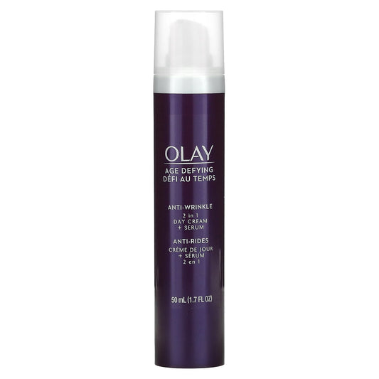 Olay-Age Defying-Anti-Wrinkle-2 In 1 Day Cream + Serum-1.7 fl oz (50 ml)