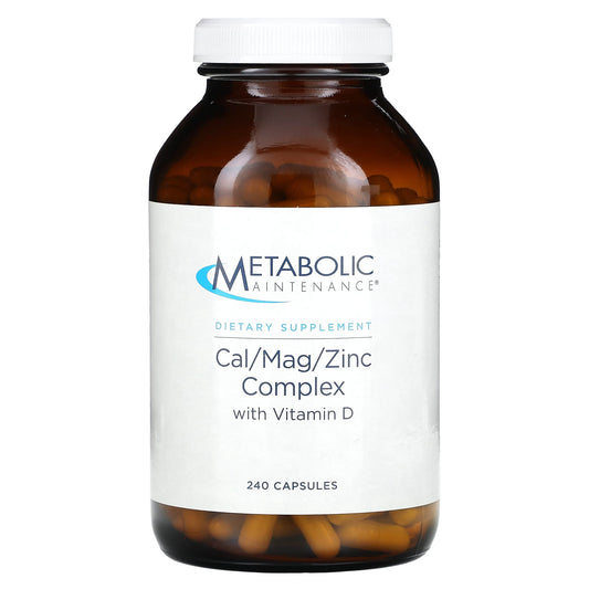 Metabolic Maintenance-Cal/Mag/Zinc Complex with Vitamin D-240 Capsules