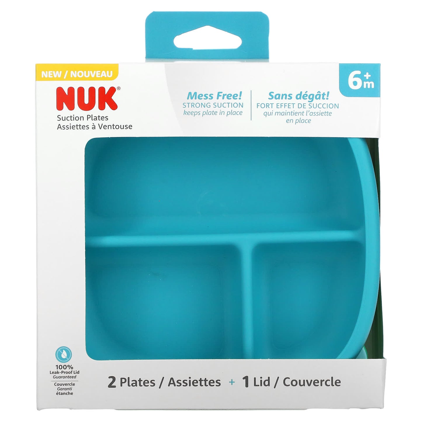 NUK-Suction Plates-6M+-2 Pack