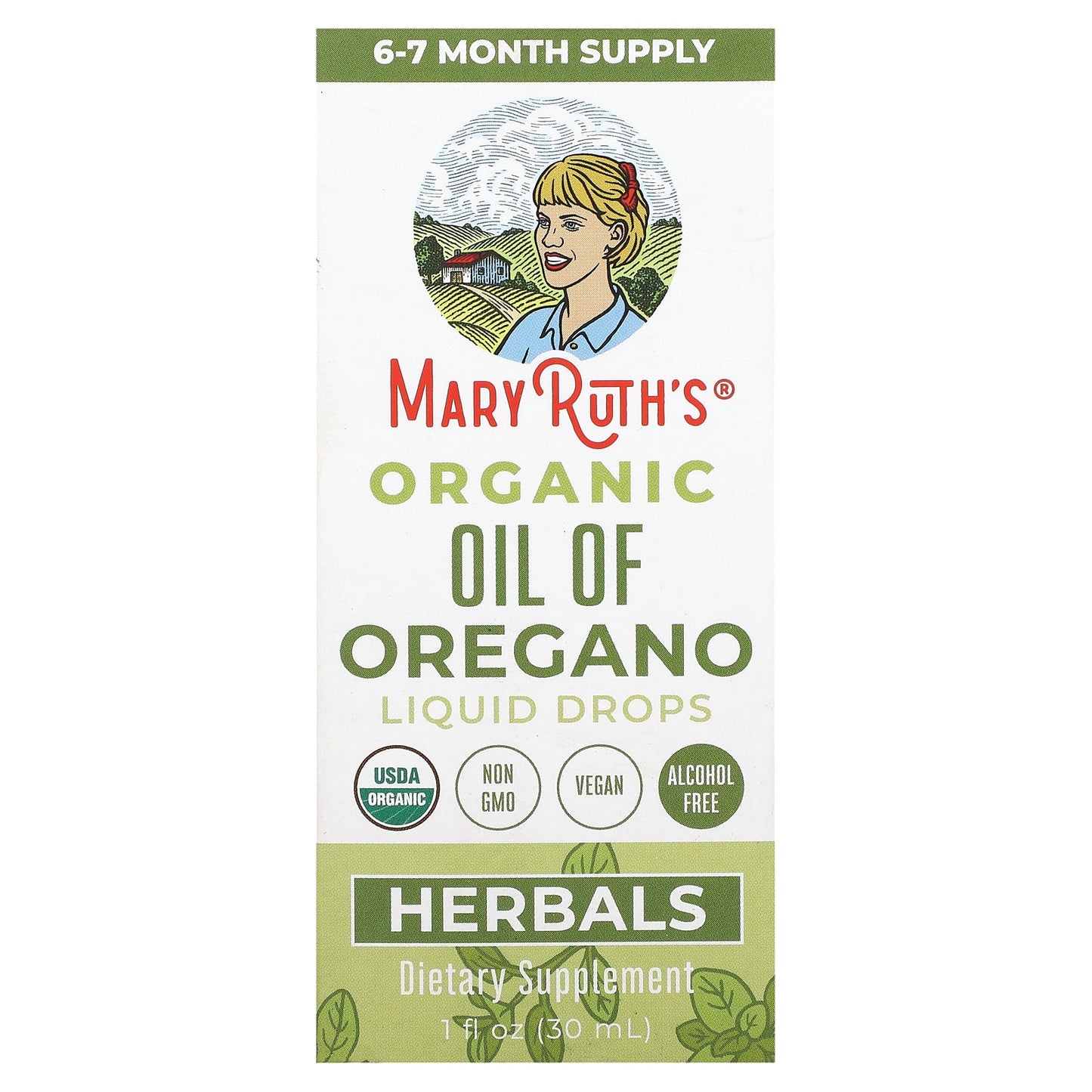 MaryRuth's-Organic Oil of Oregano Liquid Drops-1 fl oz (30 ml)