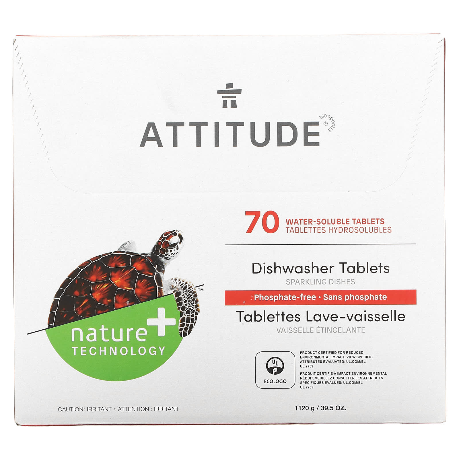 ATTITUDE-Dishwasher Tablets-70  Water Soluble Tablets