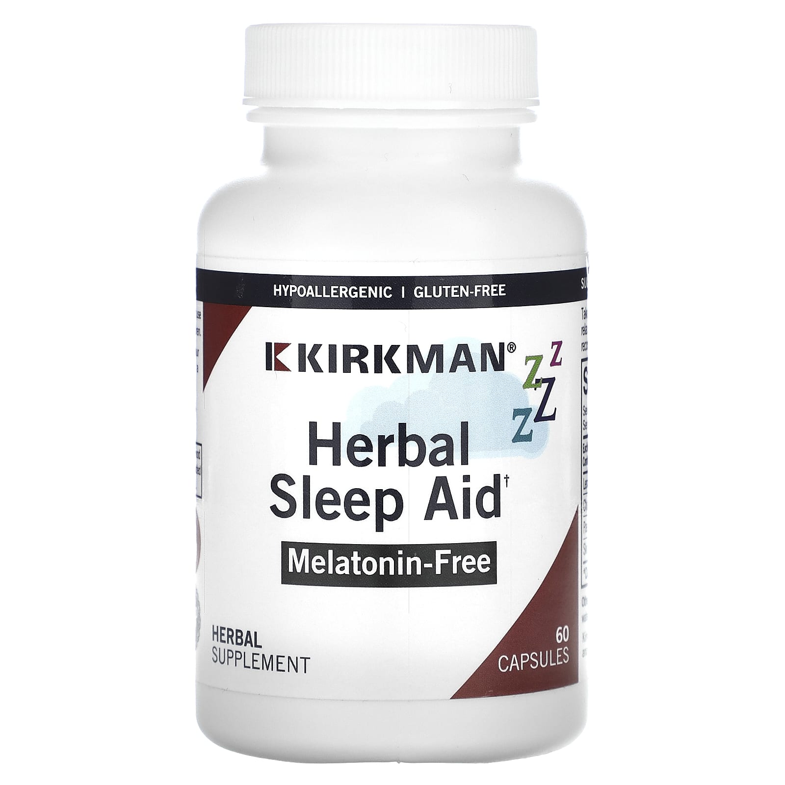 Kirkman Labs-Herbal Sleep Aid-60 Capsules