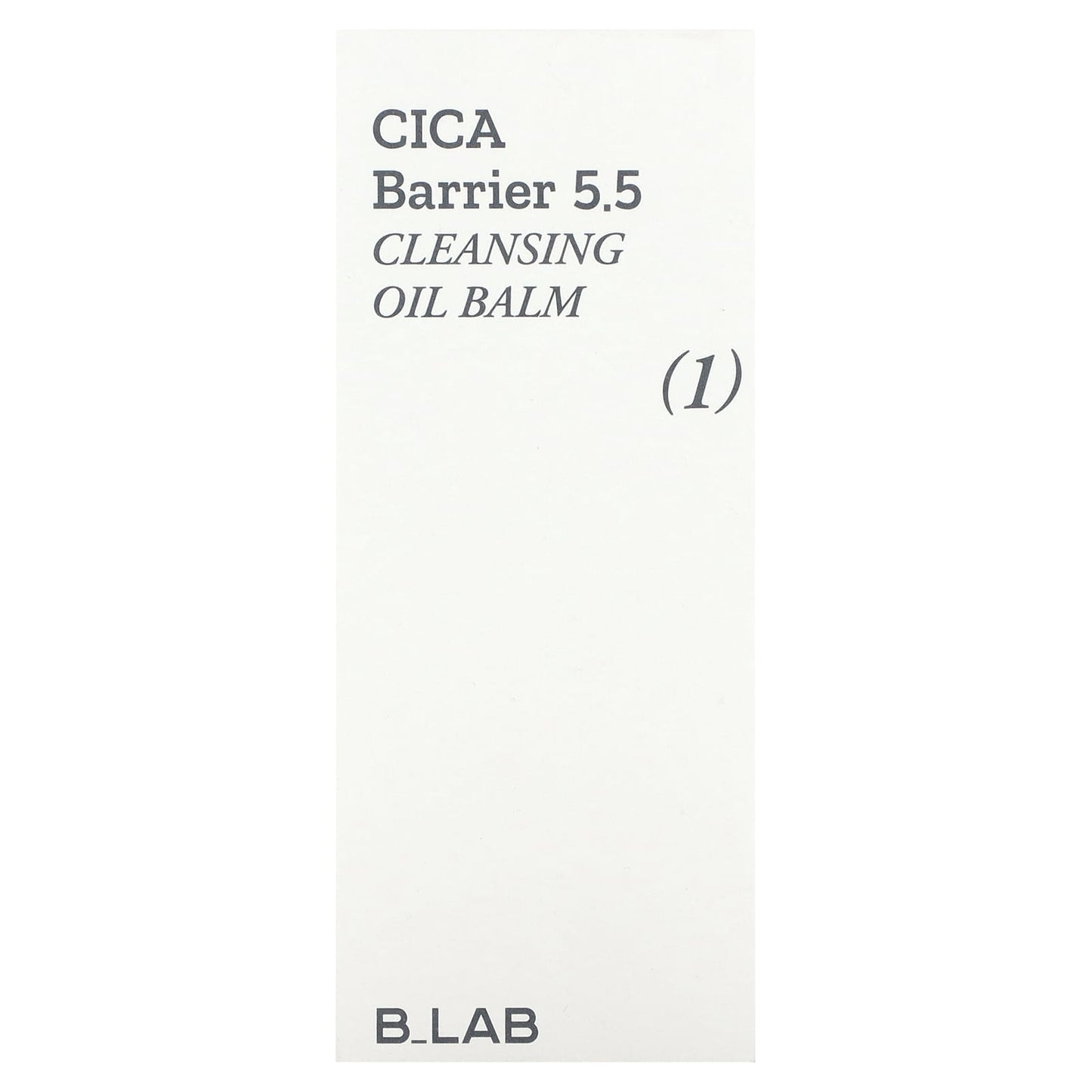 B_Lab, Cica Barrier 5.5, Cleansing Oil Balm, 3.4 fl oz (100 ml)